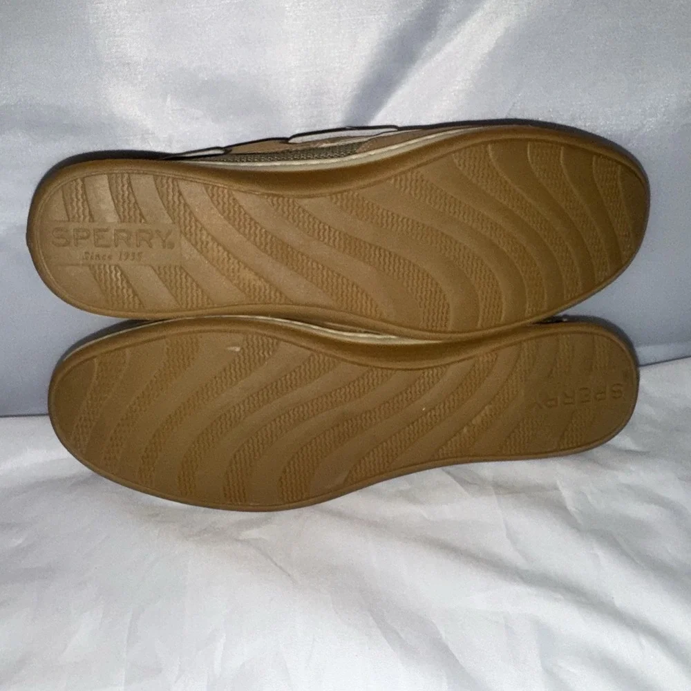 Sperry Top Sider Preppy Boat Shoes Womens Size‎ 12 Tan Leather Bluefish